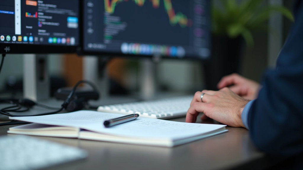 Dettagli di configurazione tecnica con cavi organizzati e strumenti di lavoro